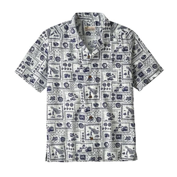Patagonia Pataloha Limited Edition Men's Shirt Opihi Man Yvon Chouinard M - Picture 1 of 4
